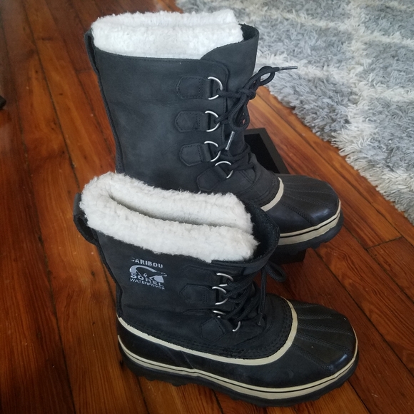 Sorel Caribou Waterproof Sherpa Winter Boots 8